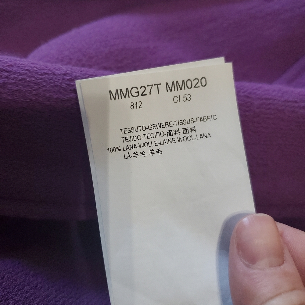 LAST CHANCE Armani Collezioni Purple Blazer - Picture 4 of 5